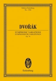 Dvorak: Symphonic Variations Opus 78 B 70 (Study Score) published by Eulenburg
